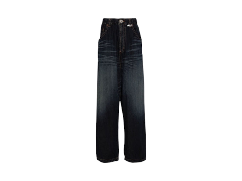 MIHARA YASUHIRO｜JEANS (I13PT023 INDIGO) Maison Mihara Yasuhiro Light Wide Jeans Indigo Men's - US