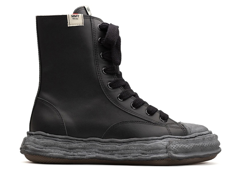 MIHARA YASUHIRO｜ ( J14TS781 BLACK) Maison Mihara Yasuhiro Hank OG Sole Canvas Low Frayed Black