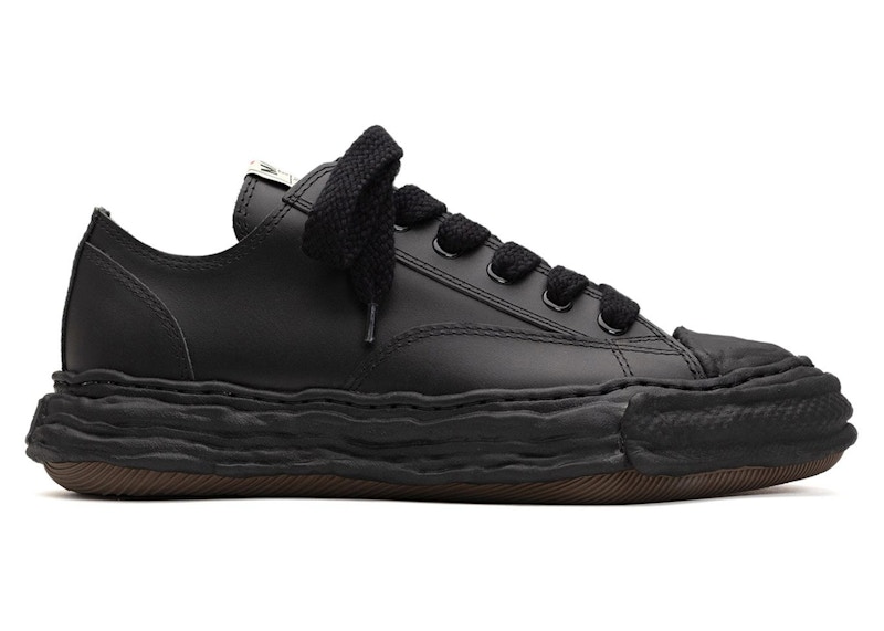 Maison Mihara Yasuhiro Peterson 23 OG Sole Leather Low Black Black Men's -  A11FW704-BLKBLK - US