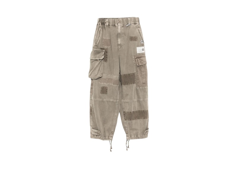 【美品】MIHARAYASUHIRO Repair Cargo Pants Maison Mihara Yasuhiro Repair Cargo Trousers Light Gray Men's