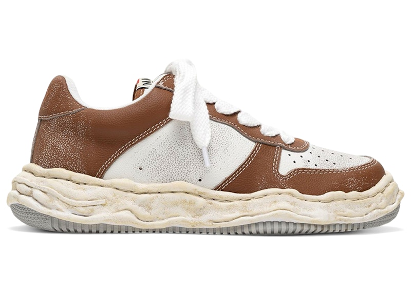 Maison Mihara Yasuhiro Wayne OG Sole Shrink Leather Low Brown White Men ...