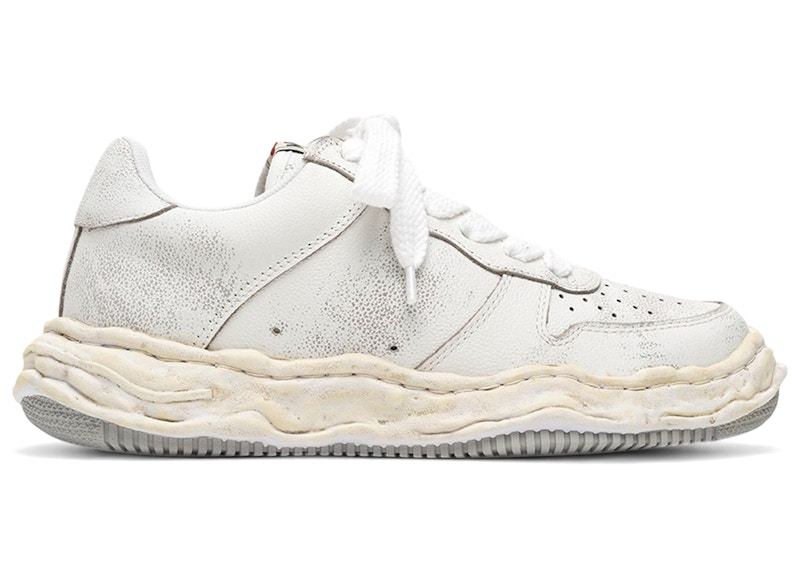 Maison Mihara Yasuhiro Wayne OG Sole Shrink Leather Low White Men's ...