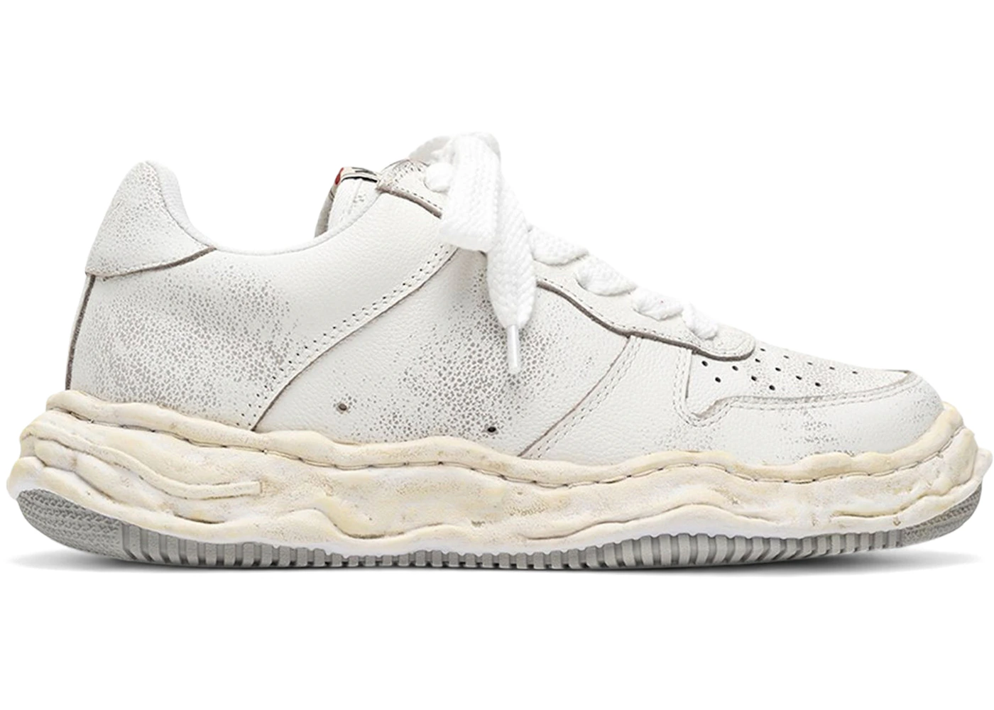 Maison Mihara Yasuhiro Wayne OG Sole Shrink Leather Low White Men's ...