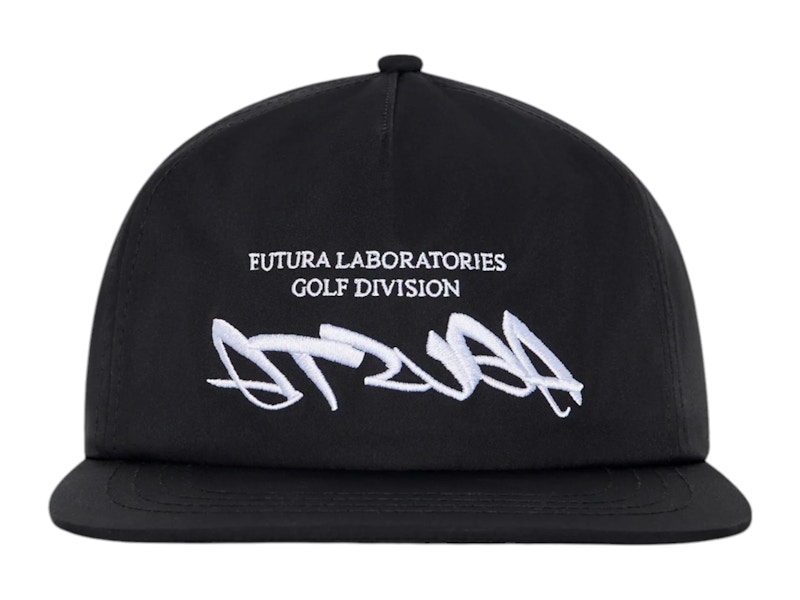 Malbon Golf x Futura Atsuga Poly 5 Panel Snapback Black