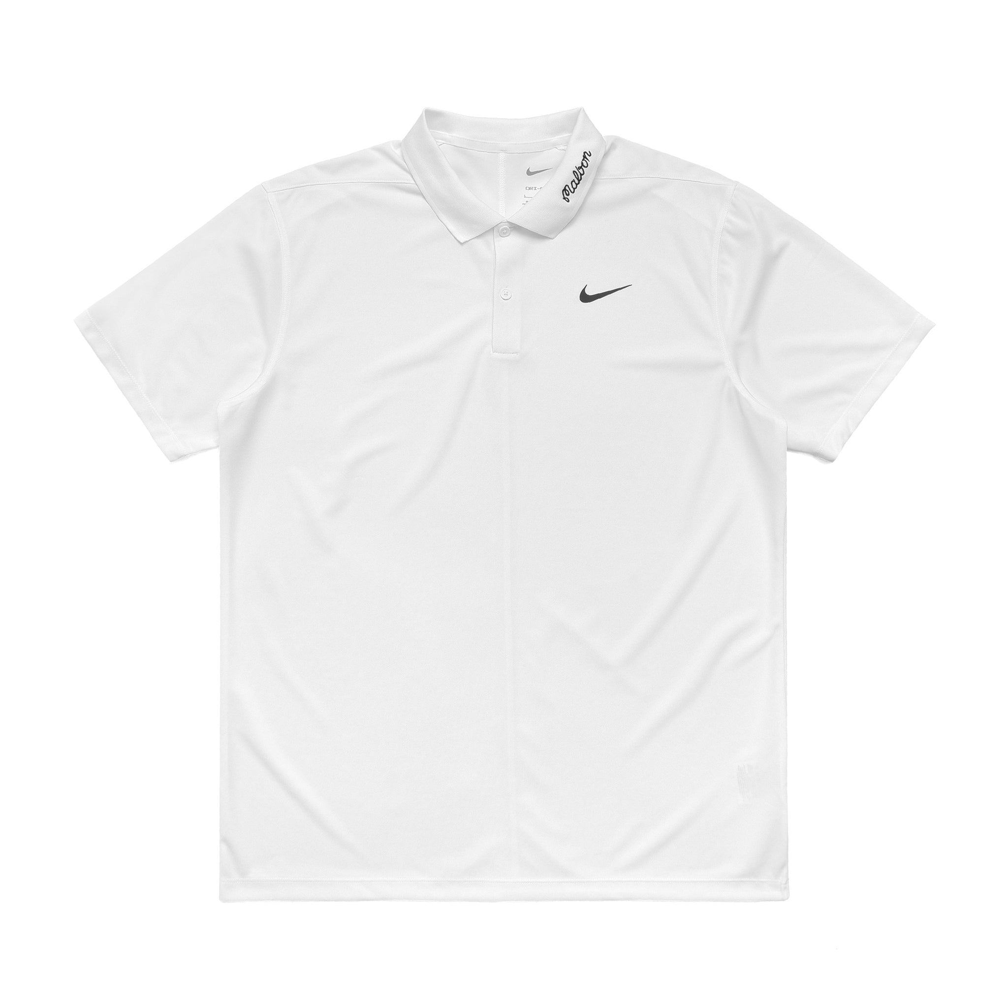 Malbon Golf x Nike Dri-FIT Victory Solid Polo White/Black - SS22 - US