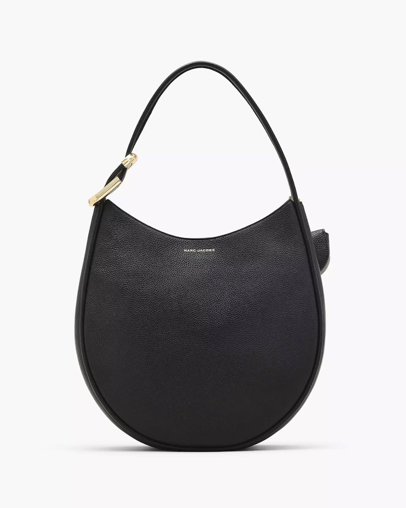 Women's Marc Jacobs Leather Dual Large Hobo Bag in Black