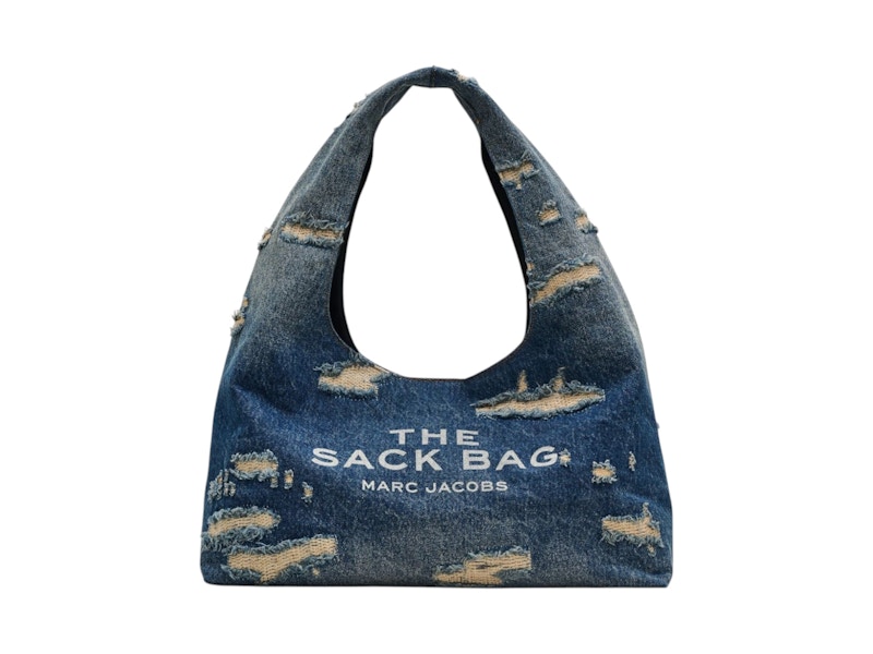 ショルダーバッグ・ポシェット MARC JACOBS THE RIP AND REPAIR DENIM SACK BAG MARC JACOBS - Women Rip and Repair Denim Sack Bag – Atelier