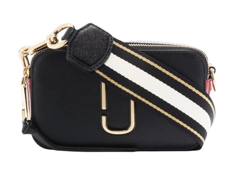 Pre-owned Marc Jacobs Women's The Cb Snapshot Bag In Black/red
