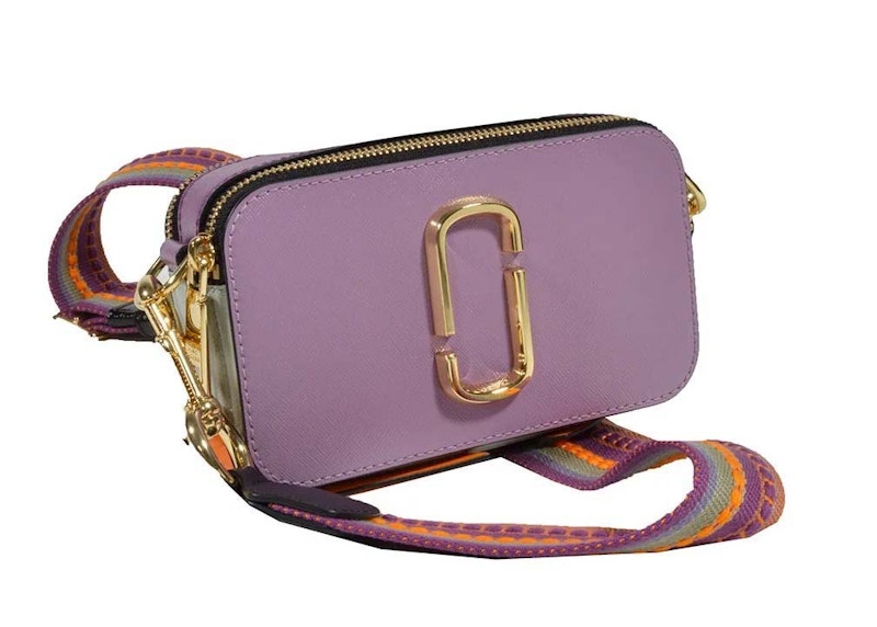 Marc Jacobs The Colorblock Snapshot Violet Multi in Calfskin with