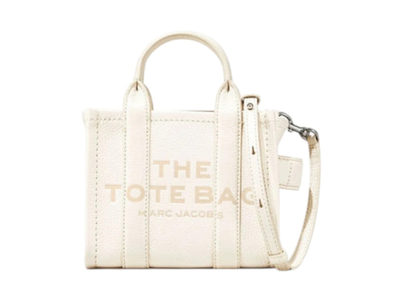 Pre-owned Marc Jacobs Women's The Crossbody Tote Bag In Cotton/sil