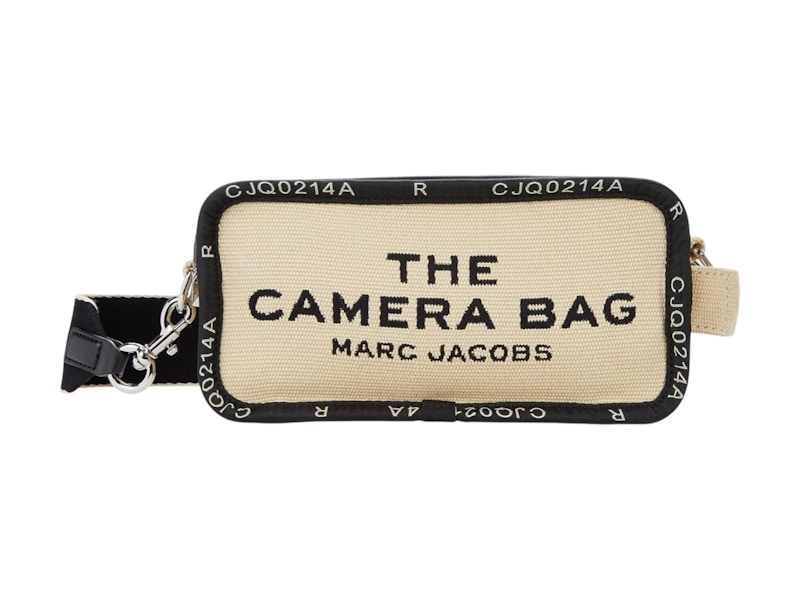 Marc Jacobs The Jacquard Camera Bag Beige in Canvas - JP