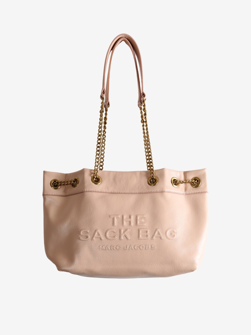 Marc Jacobs The Leather Chain Sack Bag Rose in Leather - US Marc Jacobs The Leather Chain Sack Bag Rose in Leather - US