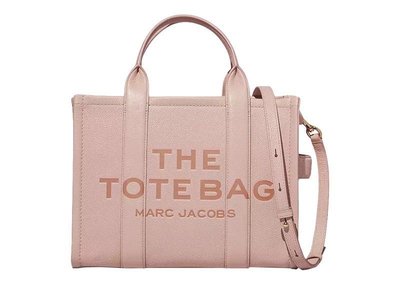 トートバッグ MARC JACOBS ROSE LEATHER THE MEDIUM TOTE BAG Marc Jacobs Women's Medium Tote Bag, Rose, Full Grain