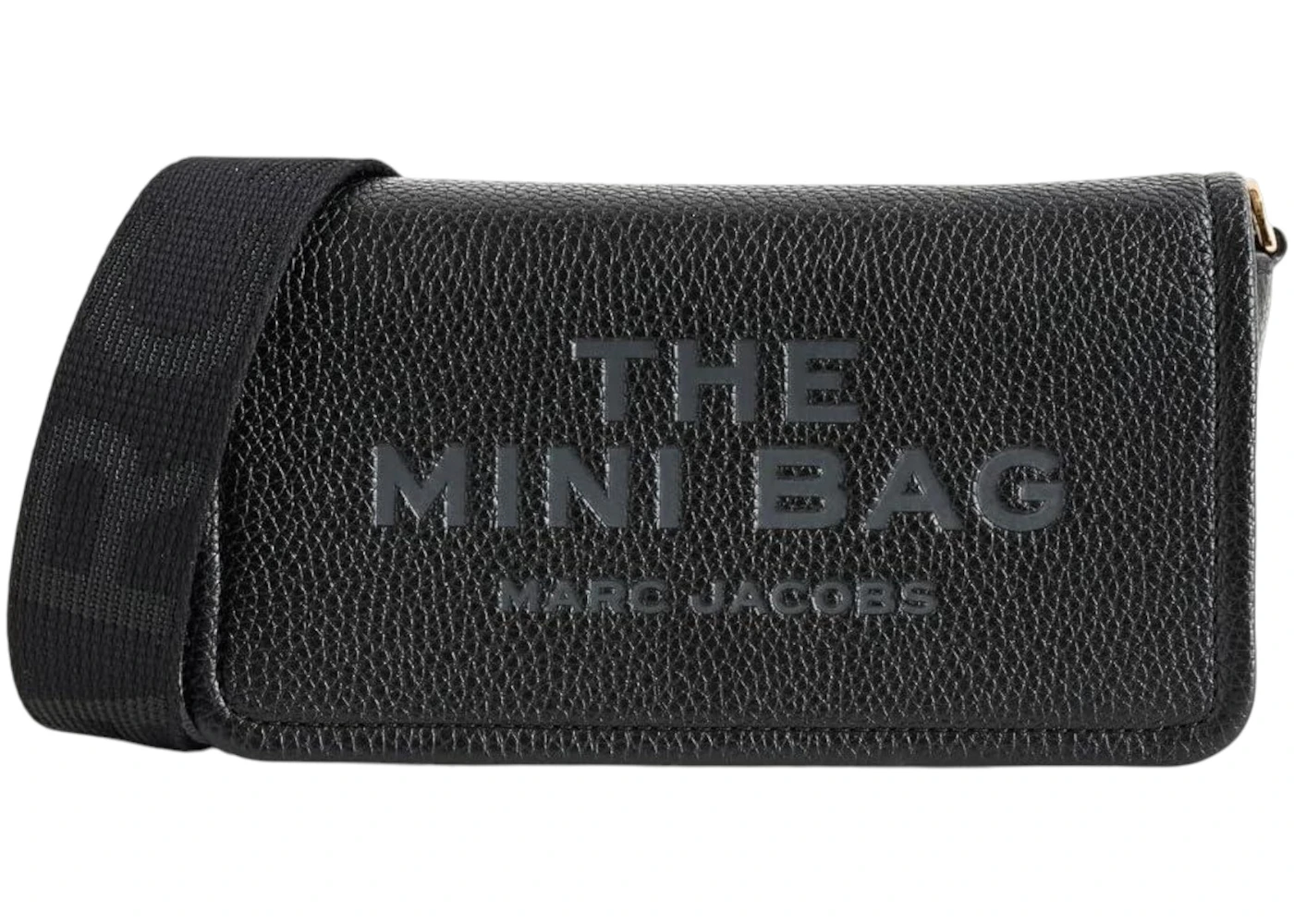 Marc Jacobs The Leather Mini Crossbody Bag Black in Leather - US