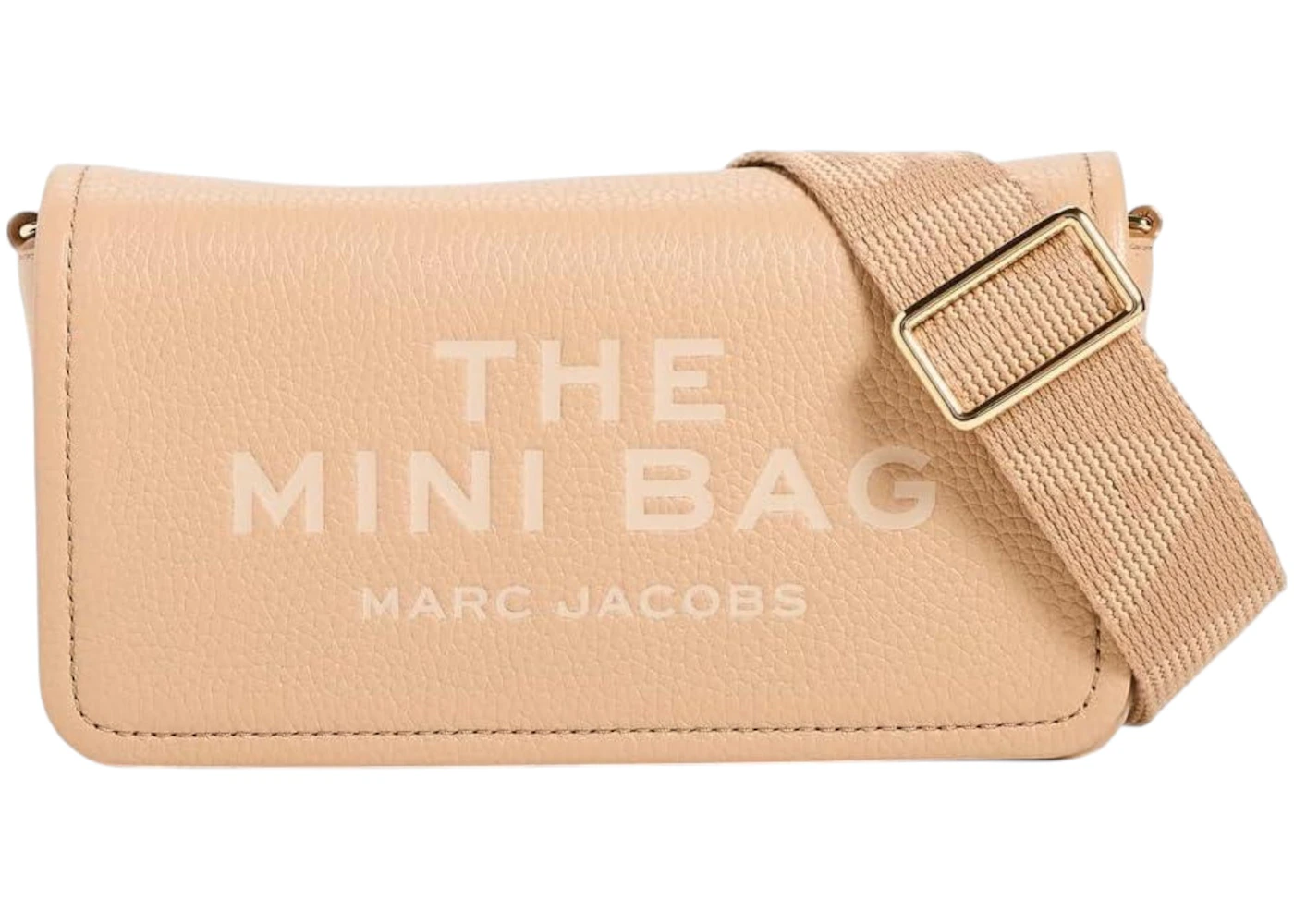 Marc Jacobs The Leather Mini Crossbody Bag Camel in Leather - US