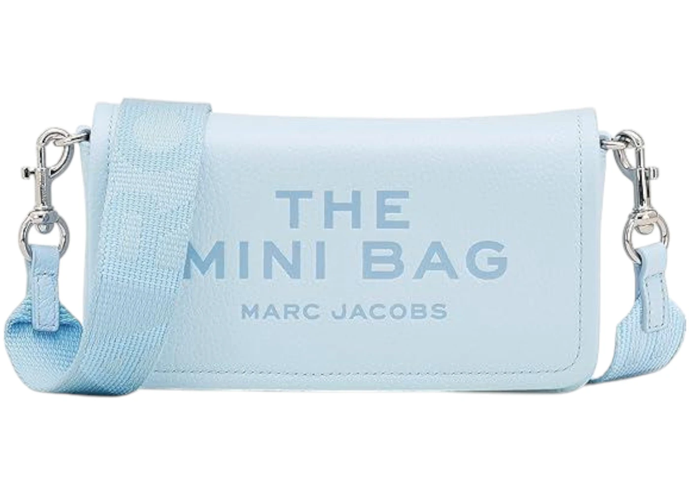 Marc Jacobs The Leather Mini Crossbody Bag Cloud Blue in Leather - US