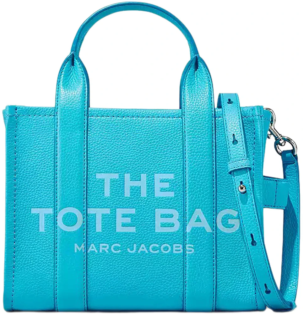 Marc Jacobs The Leather Small Tote Bag Pool in Full Grained Leather ...