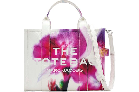 Marc Jacobs The Medium Tote Future Floral White Multi Flower