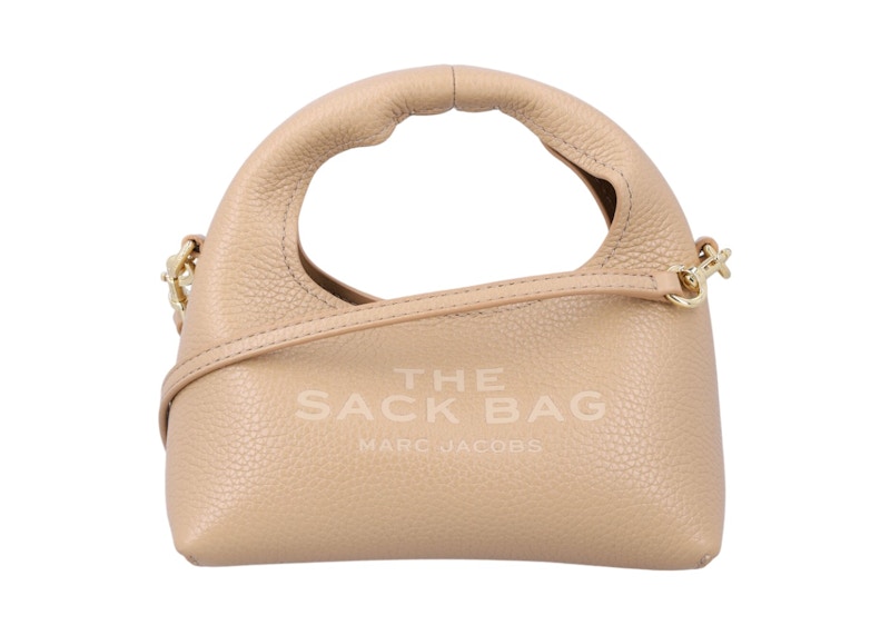 MARC JACOBS Pre-owned Women's The Micro Crossbody Sack In Camel In Brown