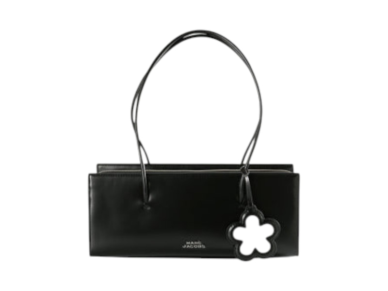 Pre-owned Marc Jacobs Women's The Mirror Satchel Glam Bag In Black