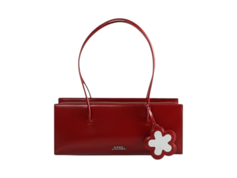 Pre-owned Marc Jacobs Women's  The Mirror Satchel Glam Bag In Siren In Red