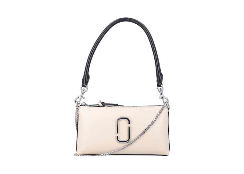 Pre-owned Marc Jacobs Women's  The Pochette In Cloud White Black