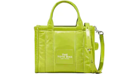 Marc Jacobs The Shiny Crinkle Small Tote Acid Lime