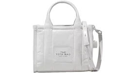 Marc Jacobs The Shiny Crinkle Small Tote White