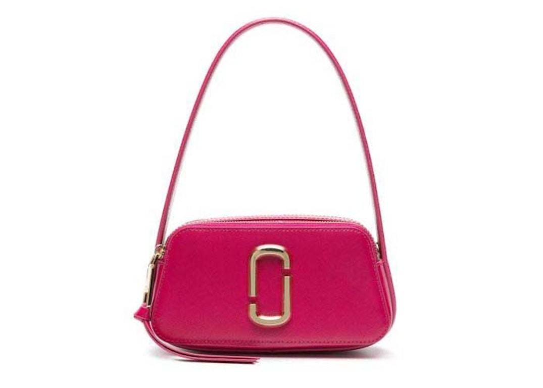 Pre-owned Marc Jacobs The Slingshot Leather Tote Bag Lipstick Pink