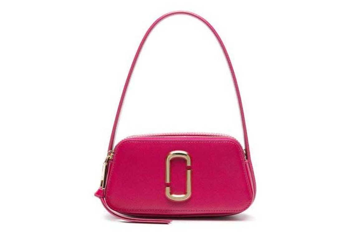 Pre-owned Marc Jacobs The Slingshot Leather Tote Bag Lipstick Pink