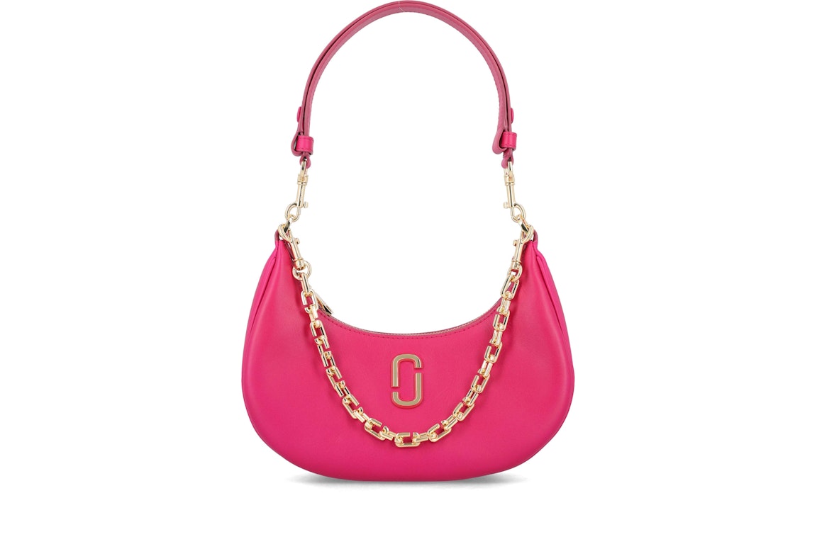 Pre-owned Marc Jacobs The Small Curve Shoulder Bag Lipstick Pink