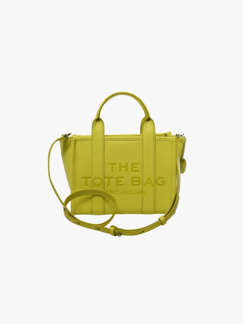 Marc Jacobs The Small Leather Tote Bag Limoncello in Leather - US Marc Jacobs The Small Leather Tote Bag Limoncello in Leather - US