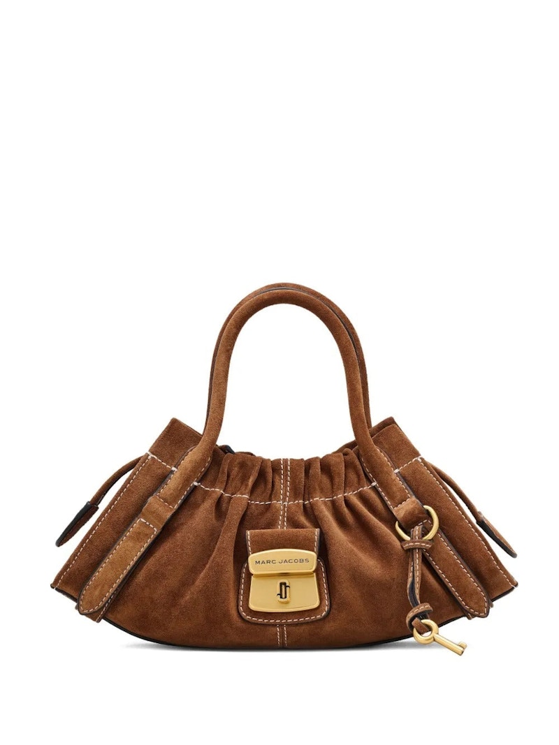 THE MARC JACOBS ブラウンバッグ Marc Jacobs The Small Satchel Bag Copper in Leather - US