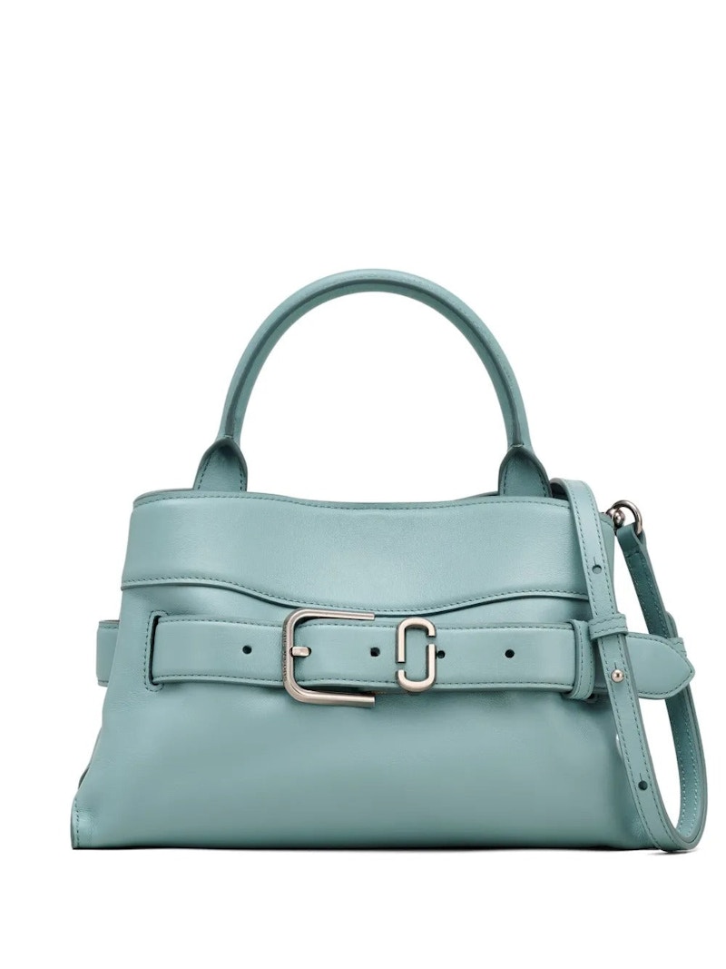 Marc Jacobs The Small Satchel Bag Sky Blue in Leather - US