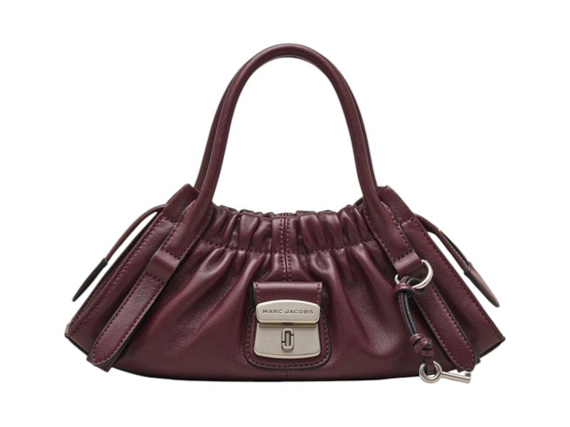 Pre-owned Marc Jacobs Women's  The Small Satchel Cristina Bag In Dark Plum In Purple