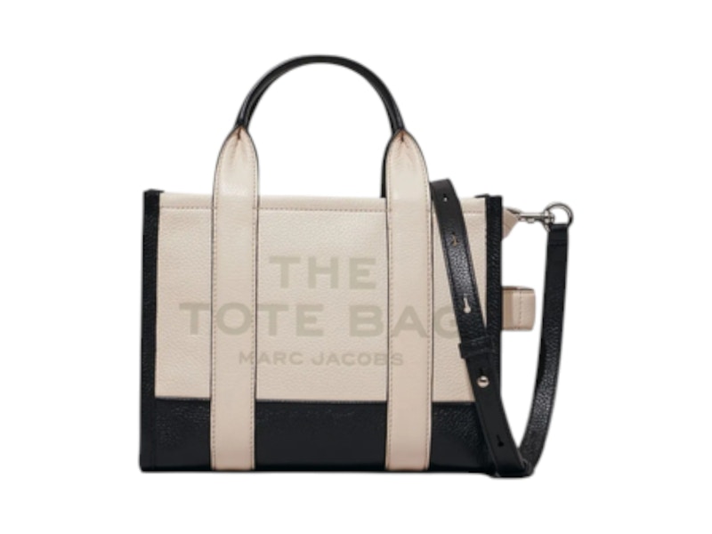 Pre-owned Marc Jacobs Women's The Small Tote Bag In Ivory In White