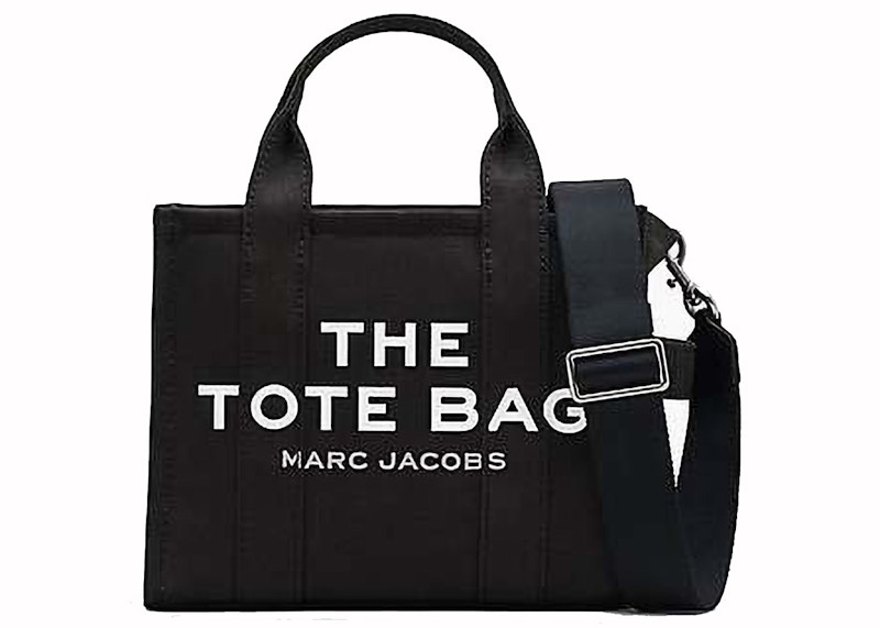 Pre-owned Marc Jacobs Women's The Small Tote Canvas In Black