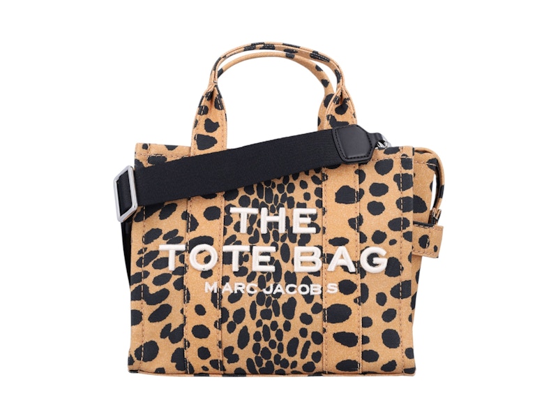 Marc Jacobs The Small Tote Cheetah Black Leo in Leather - JP Marc Jacobs The Small Tote Cheetah Black Leo in Leather - JP