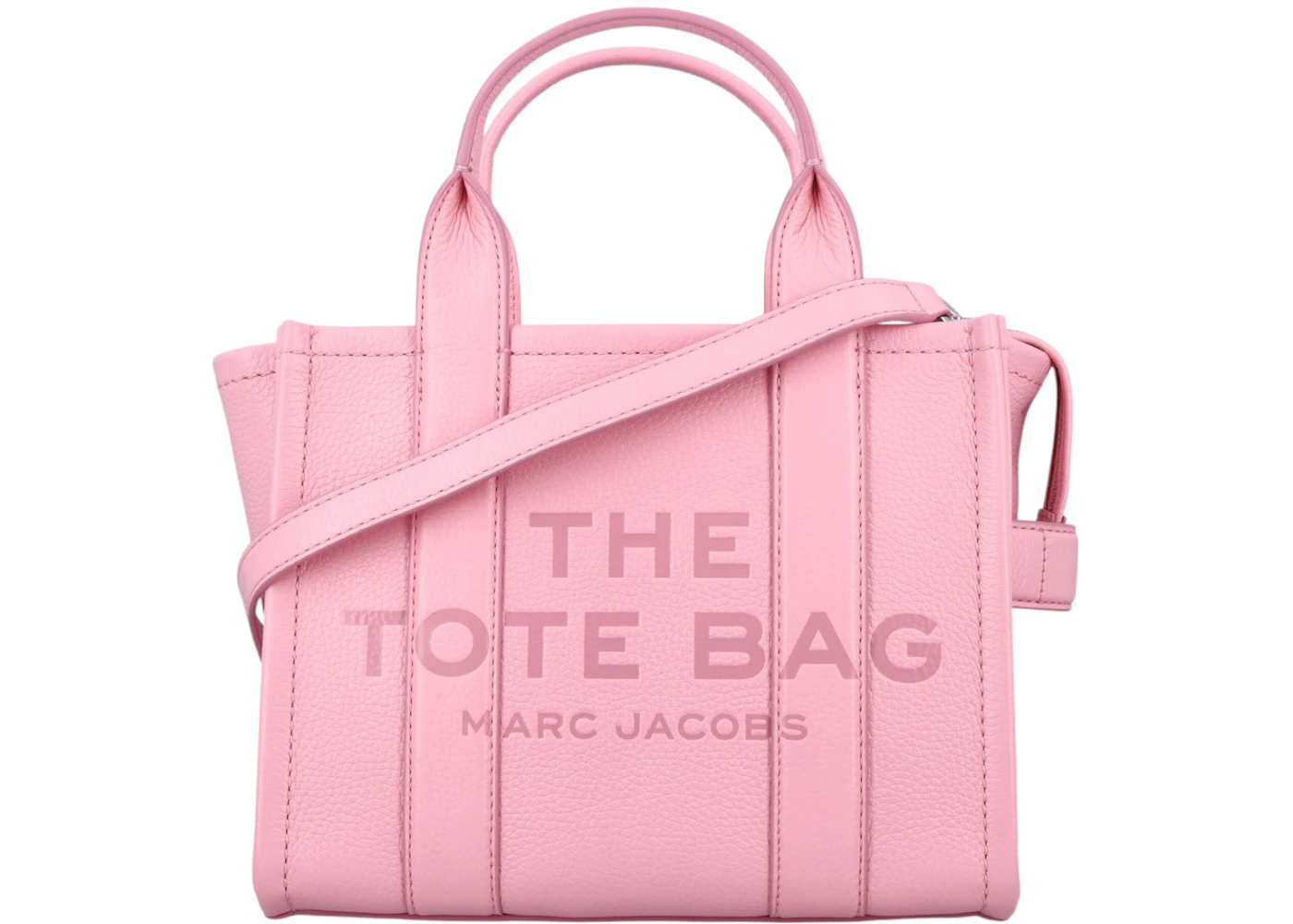 Marc Jacobs The Small Tote Leather Ribbon Pink in Leather - US