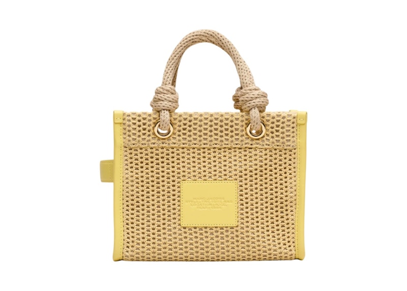 Marc Jacobs The Small Tote Woven Rope Tote Bag Natural