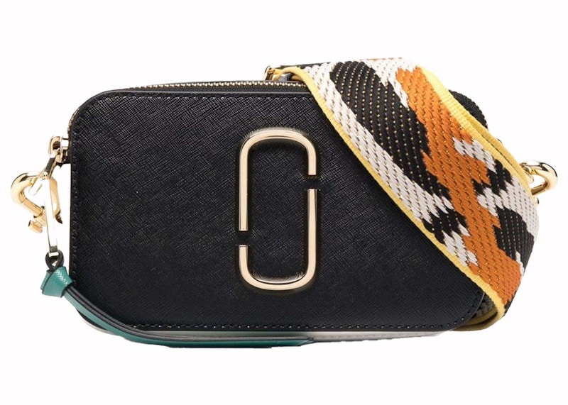 Pre-owned Marc Jacobs Women's The Snapshot In Black/honey