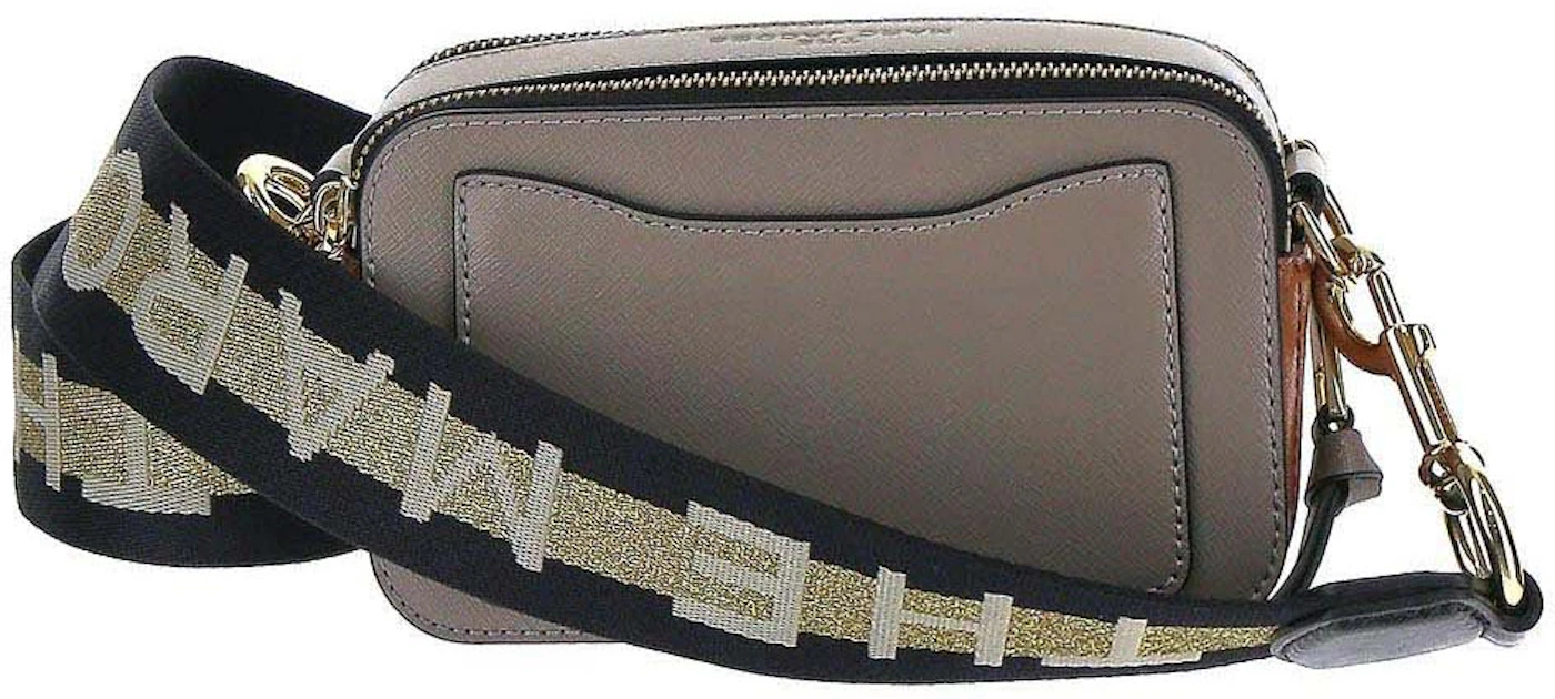 Marc Jacobs The Snapshot Cement Multi in Calfskin with Gold-tone - US