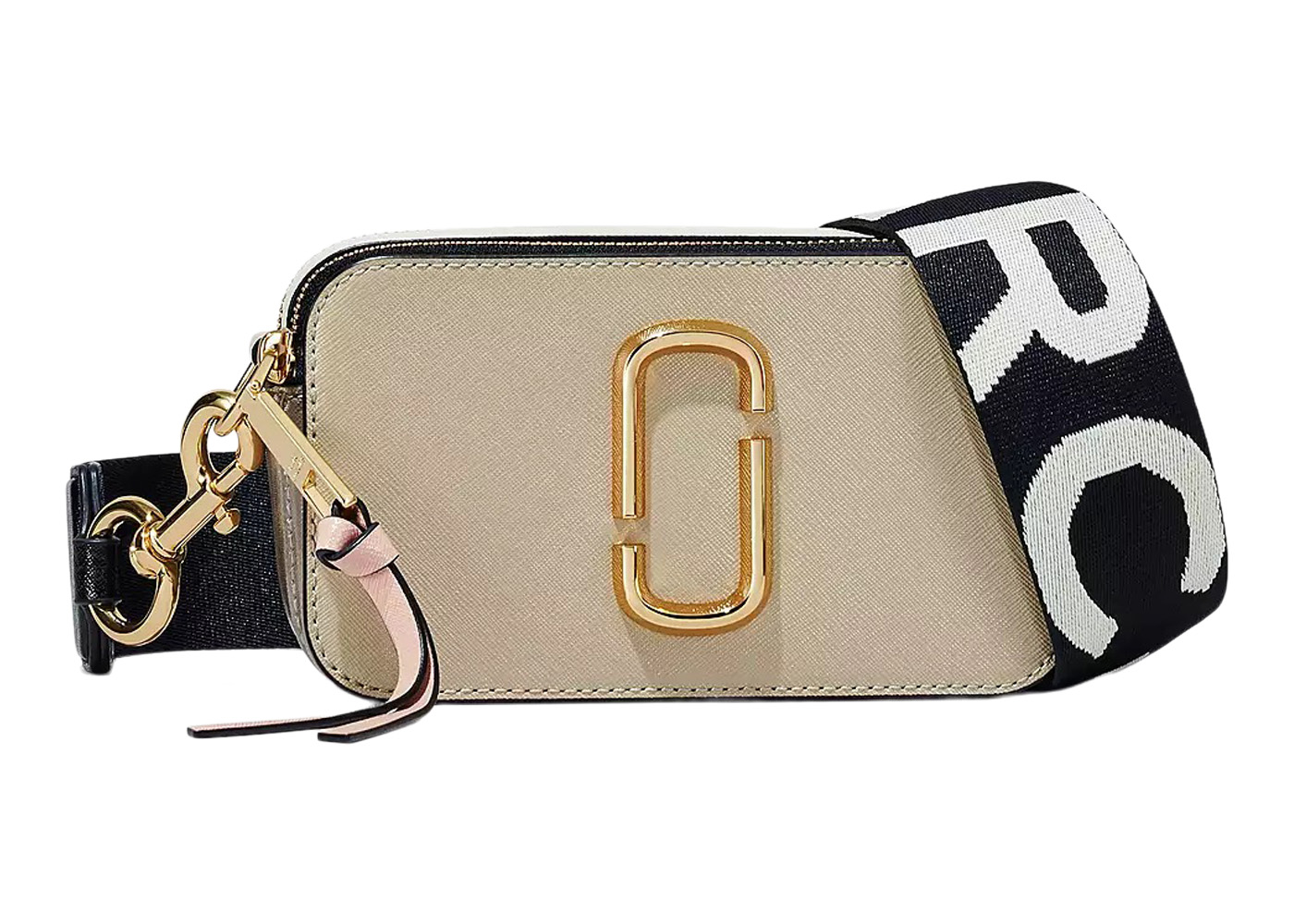 Marc Jacobs The Snapshot Khaki Multi in Saffiano Leather with Gold ...