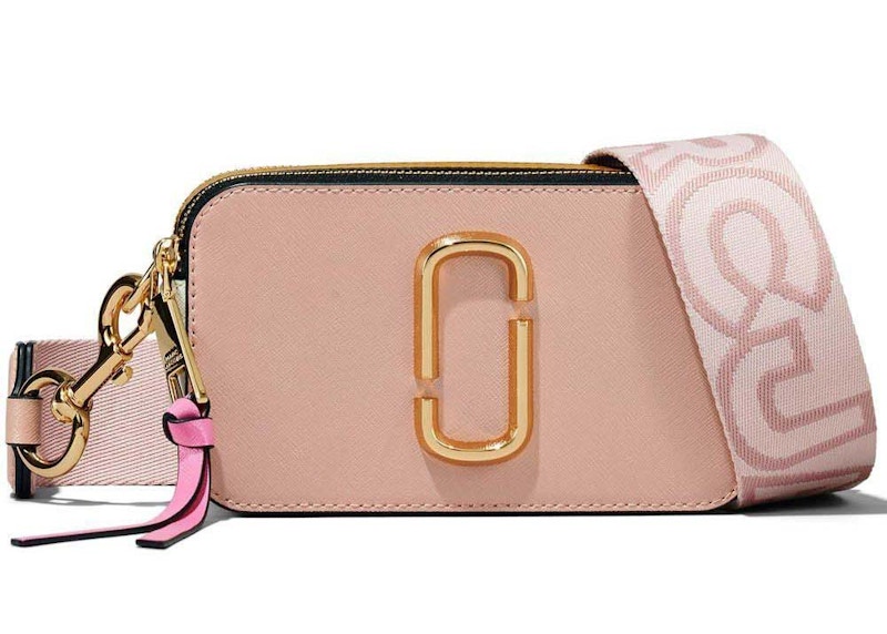 Marc Jacobs The Snapshot Rose Multi in Calfskin with Gold tone US