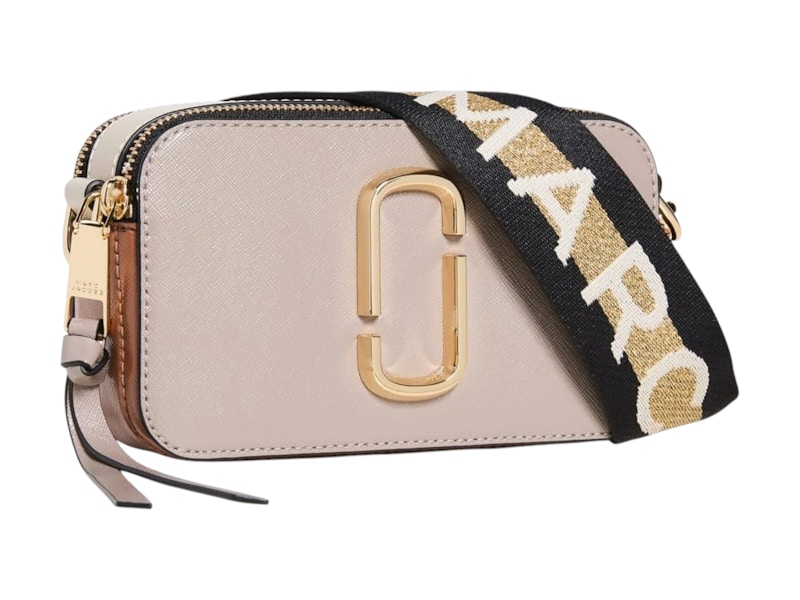 Marc Jacobs The Snapshot Kameratasche, klein, Zement, mehrfarbig