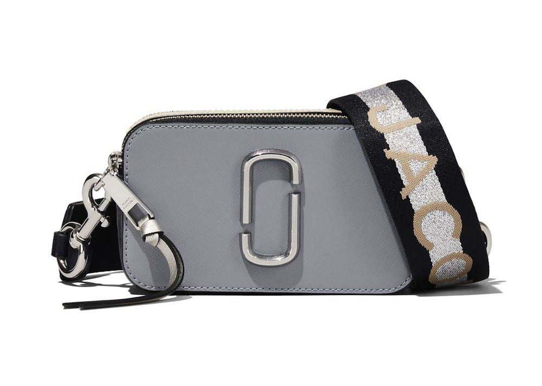 Pre-owned Marc Jacobs The Snapshot Wolf Grey Multi