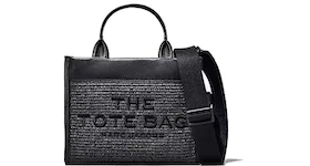 Marc Jacobs The Woven DTM Small Tote Bag Monochrome
