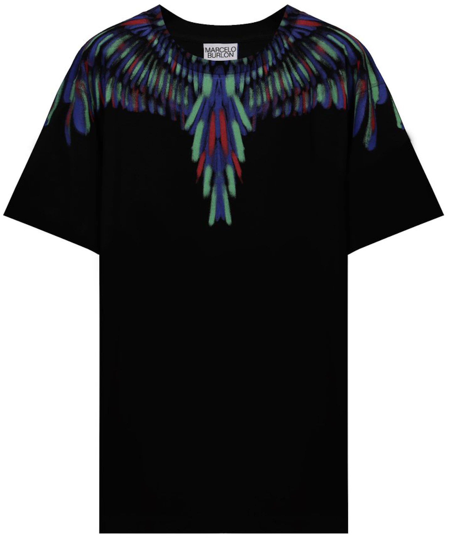Marcelo Burlon Chalk Wings T-shirt Black - SS21 - GB