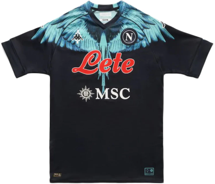 Marcelo Burlon Wings Soccer Shirt Black/Light Blue -