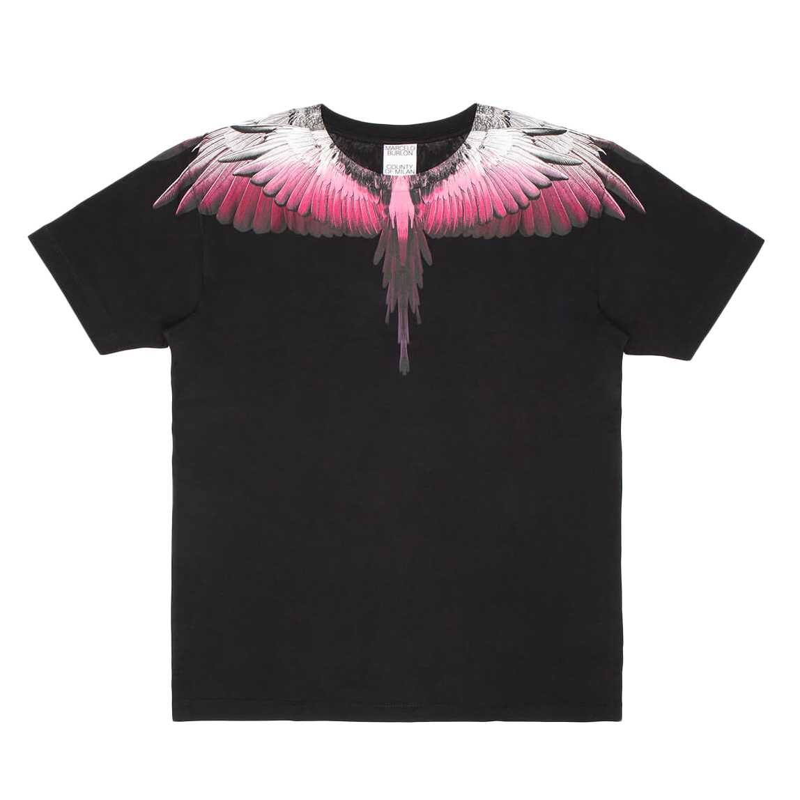 Marcelo Burlon Wing T-Shirt Black Pink メンズ - FW21 - JP